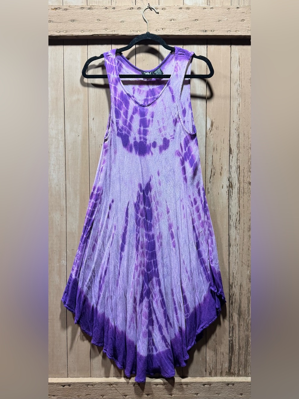 Purple Tie-Dye Women’s Swim Coverup